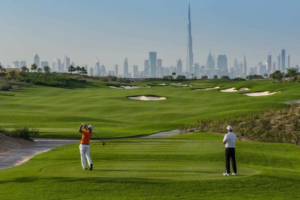 Dubai Hills golf #Dubai golfarrangementje #visitdubai 5