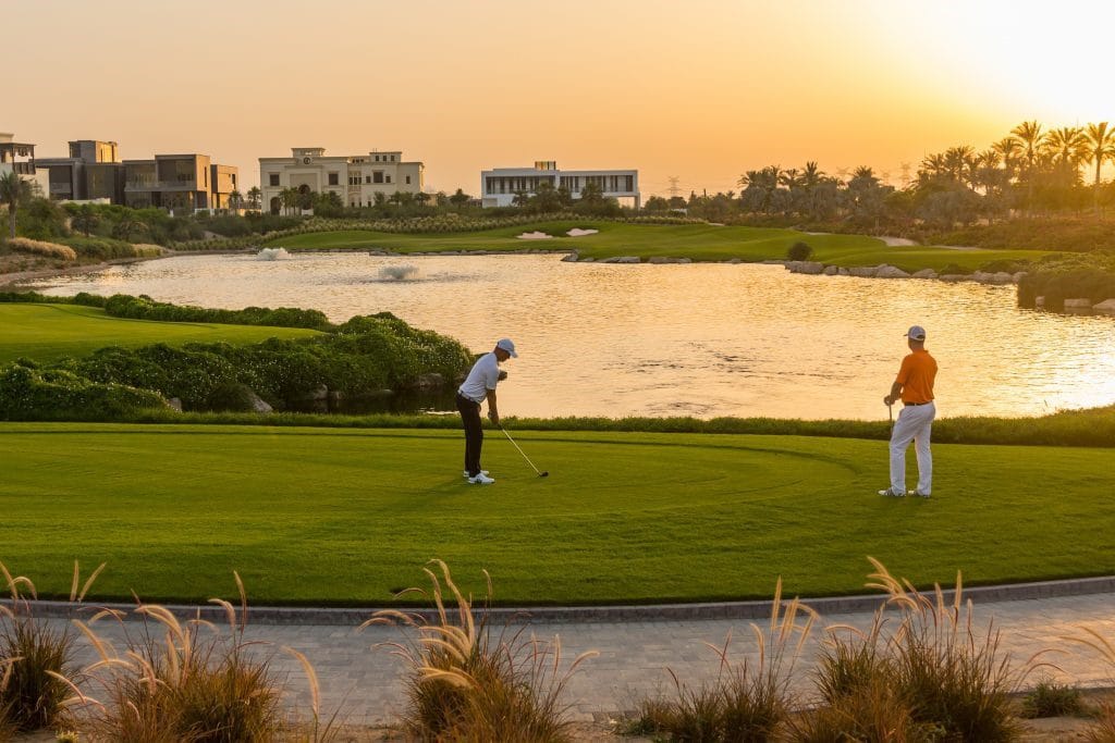 Dubai Hills golf #Dubai golfarrangementje #visitdubai 6