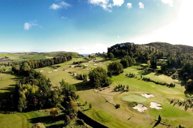 Stitched Panorama of lynedoch_course_Murrayshall
