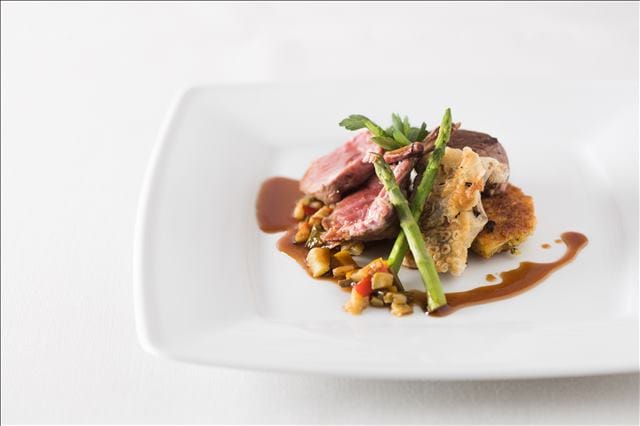 Restaurant - Lamsvlees met ratatouille