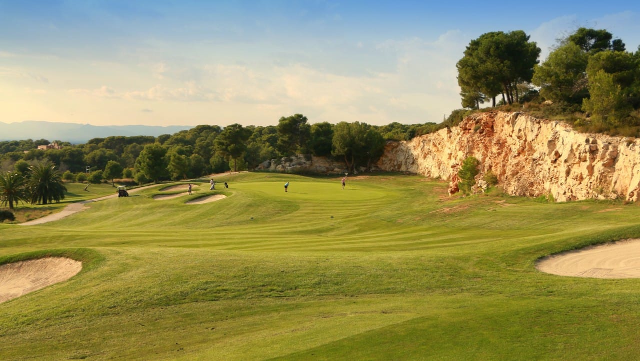 Golf reis vakantie Spanje costa daurade  Lumine Hills, 17th hole