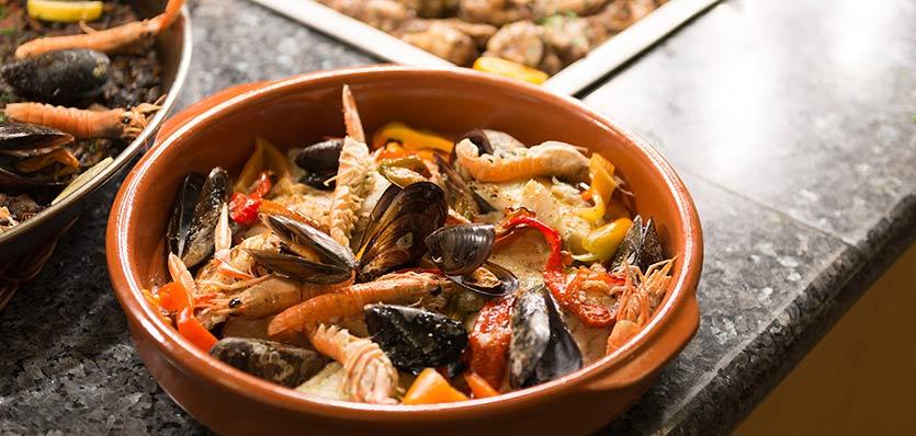 Golf vakantie spanje Hotel Tryp Port Cambrils  buffet 2
