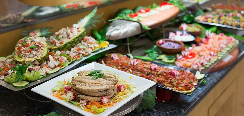 Golf vakantie spanje Hotel Tryp Port Cambrils buffet