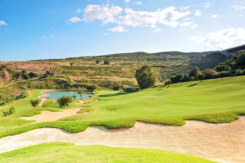 Valle Romano hole 12 golf spanje