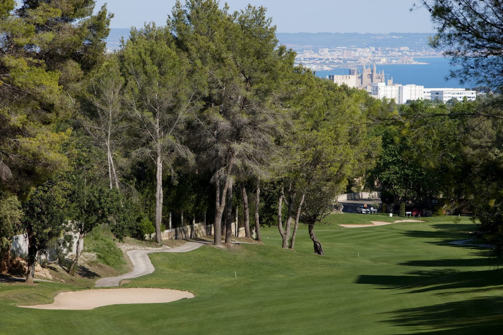 Golf Son Vida + Palma de Mallorca achtergrond
