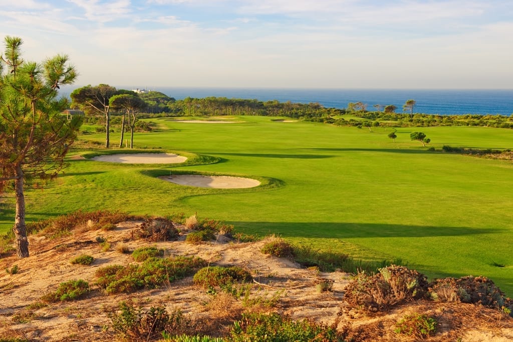 The-Oitavos-HOTEL golfreis vakantie Costa-Lisboa-Portugal.OitavosDunes_Hole16_Par5_524m
