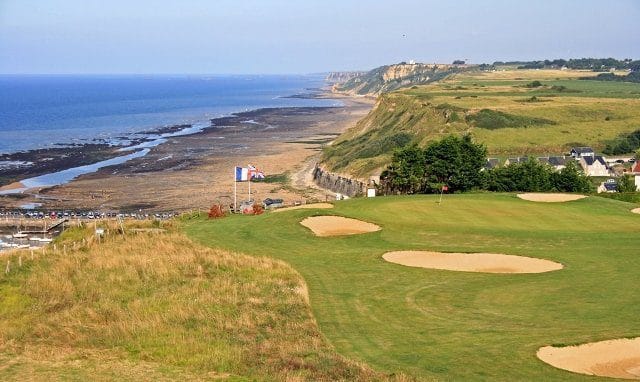 Mercury Omaha Beach frankrijk normandie golf reis La mer hole 6
