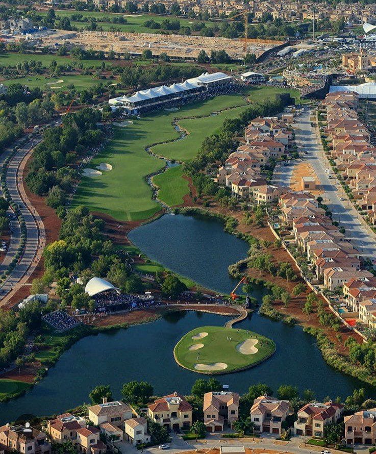 Jumeirah Golf Estates earth golf #Dubai golfarrangementje #visitdubai 1