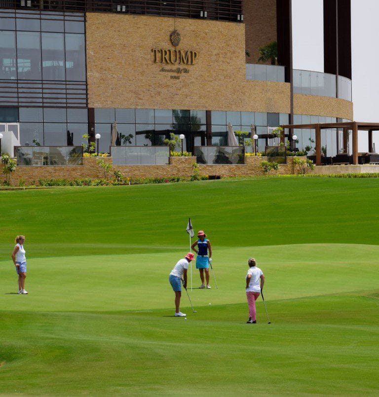 Trump International golf #Dubai golfarrangementje #visitdubai