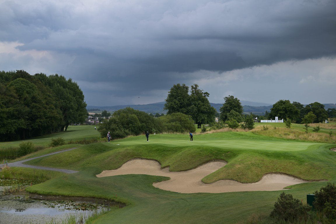 STRAFFAN, IRELAND - JULY 28: A general view of play on Day One of the Irish Challenge 2022 at The K Club on July 28, 2022 in Straffan, Ireland. (Photo by Charles McQuillan/Getty Images)